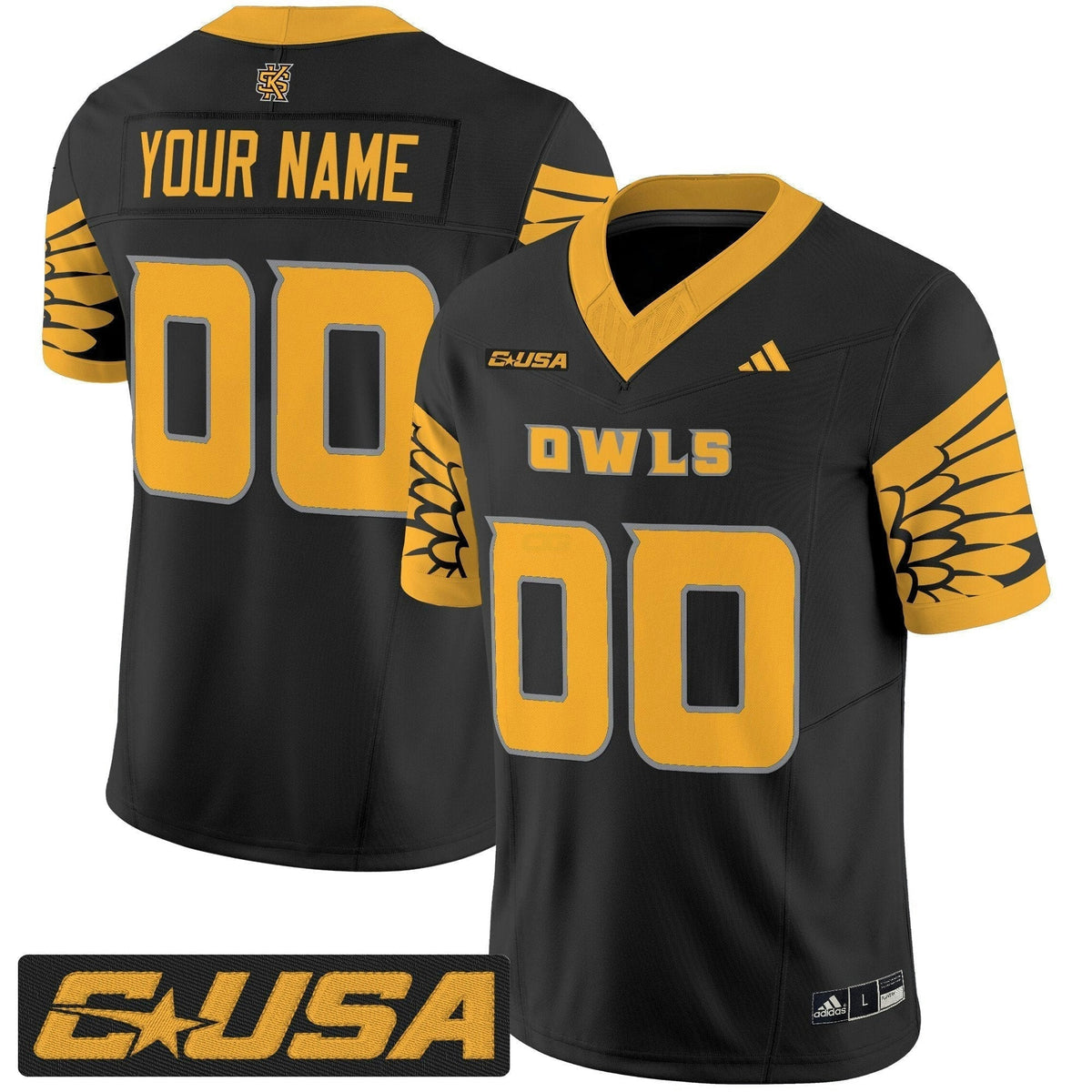 NCAA Kennesaw State Owls 2025 Vapor Limited Jersey - Custom