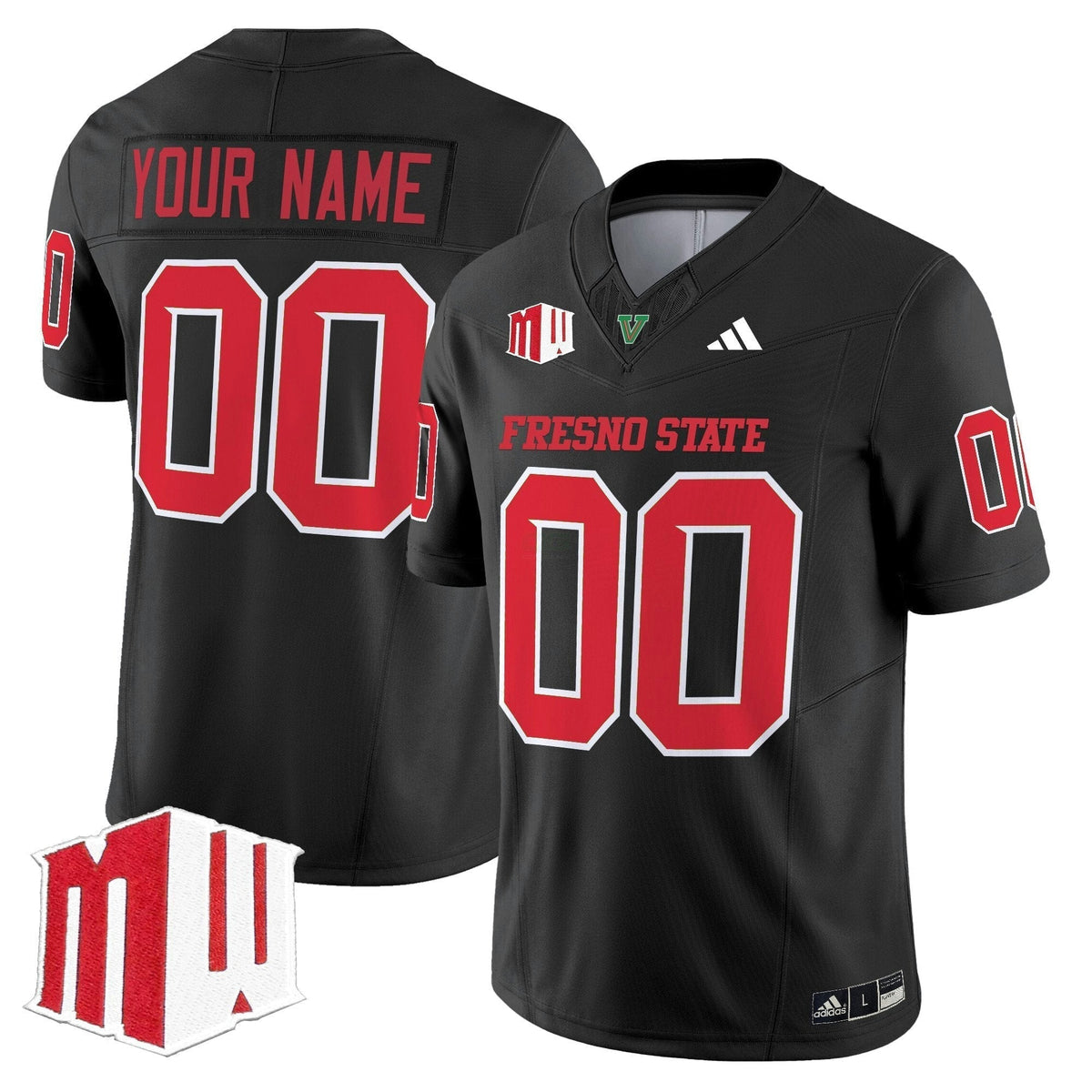 NCAA Fresno State Bulldogs 2025 Vapor Limited Jersey - Custom