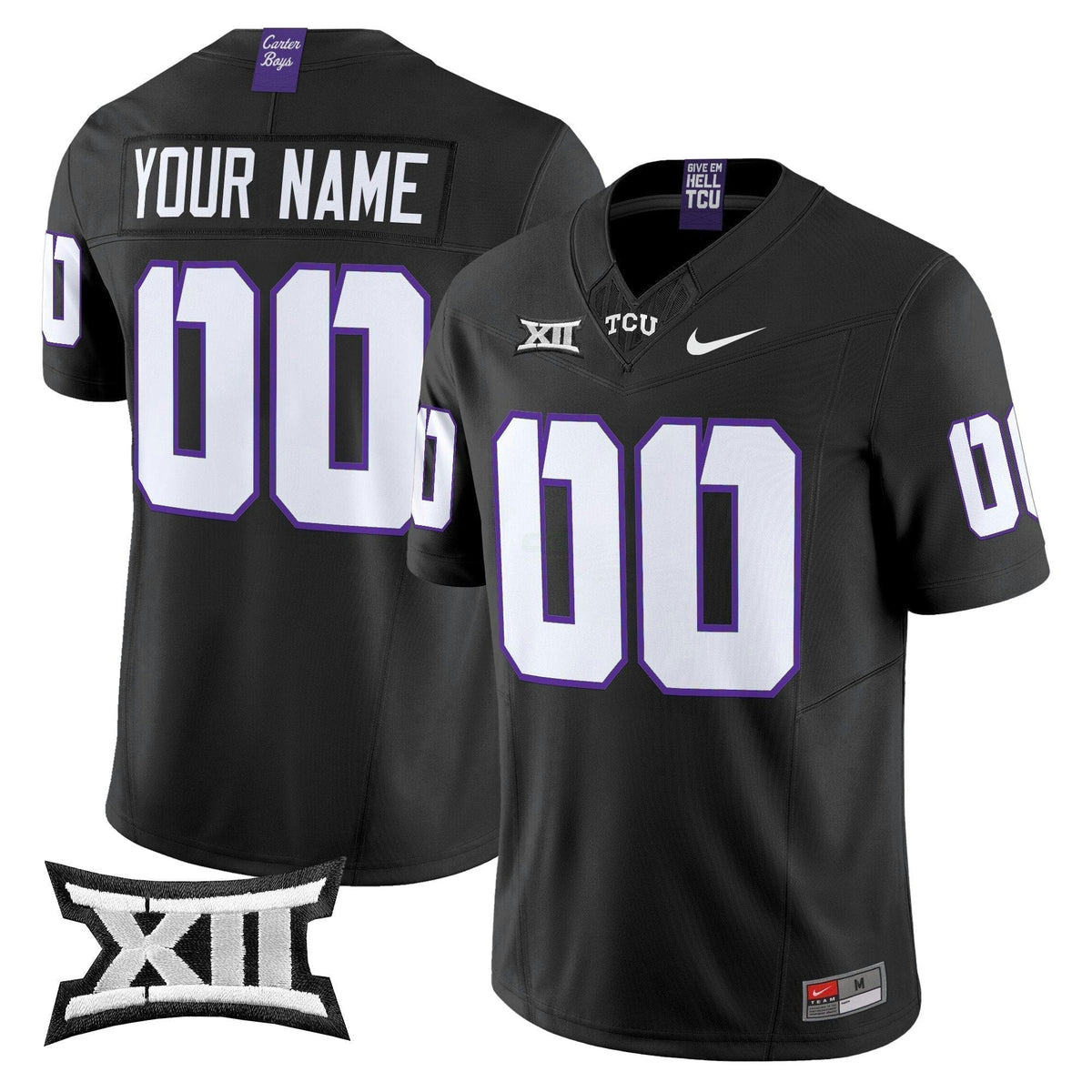 NCAA TCU Horned Frogs 2025 Vapor Limited Jersey - Custom