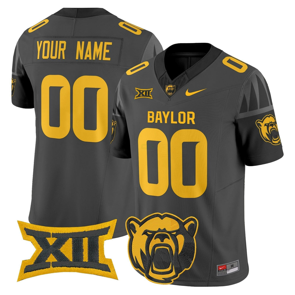 NCAA Baylor Bears 2025 Vapor Limited Jersey - Custom