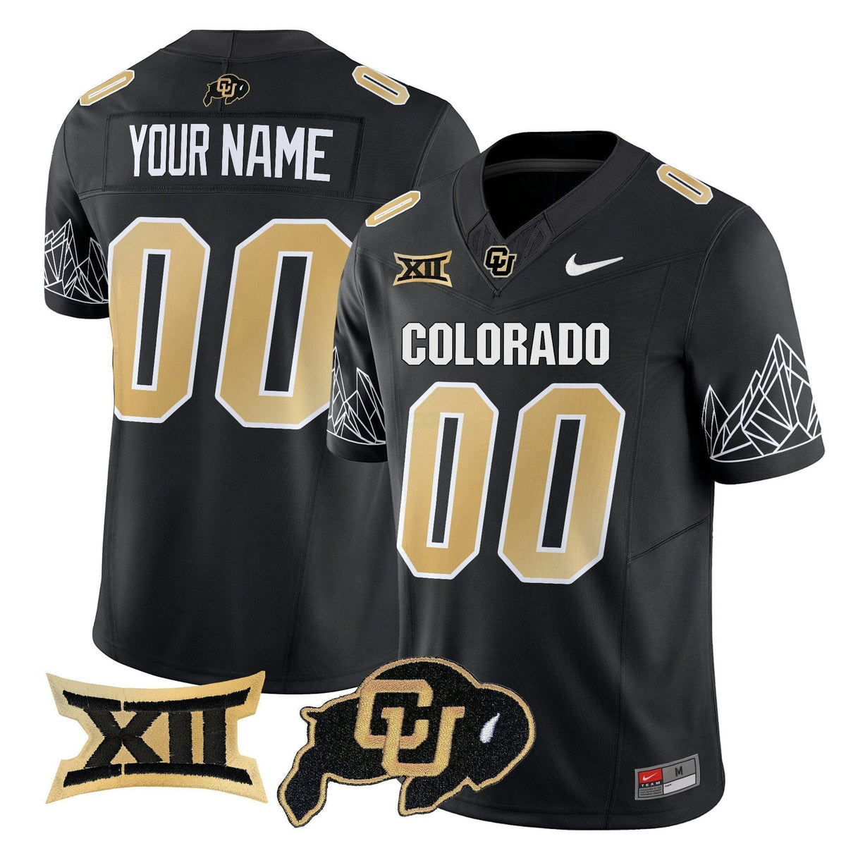 NCAA Colorado Buffaloes 2025 Vapor Limited Jersey V2 - Custom