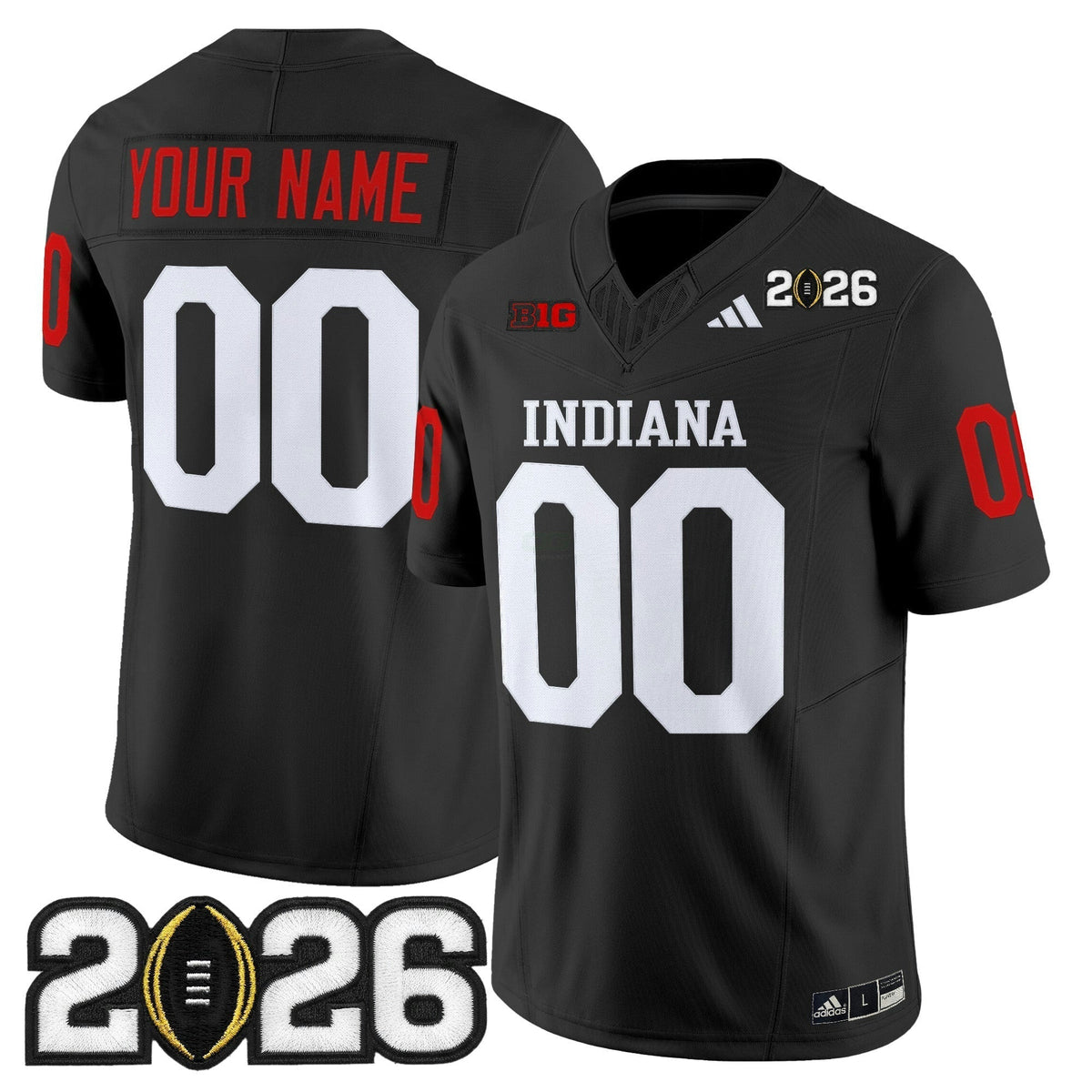 NCAA 2026 College Football Playoff Final Patch Vapor Limited Jersey V2 - Custom