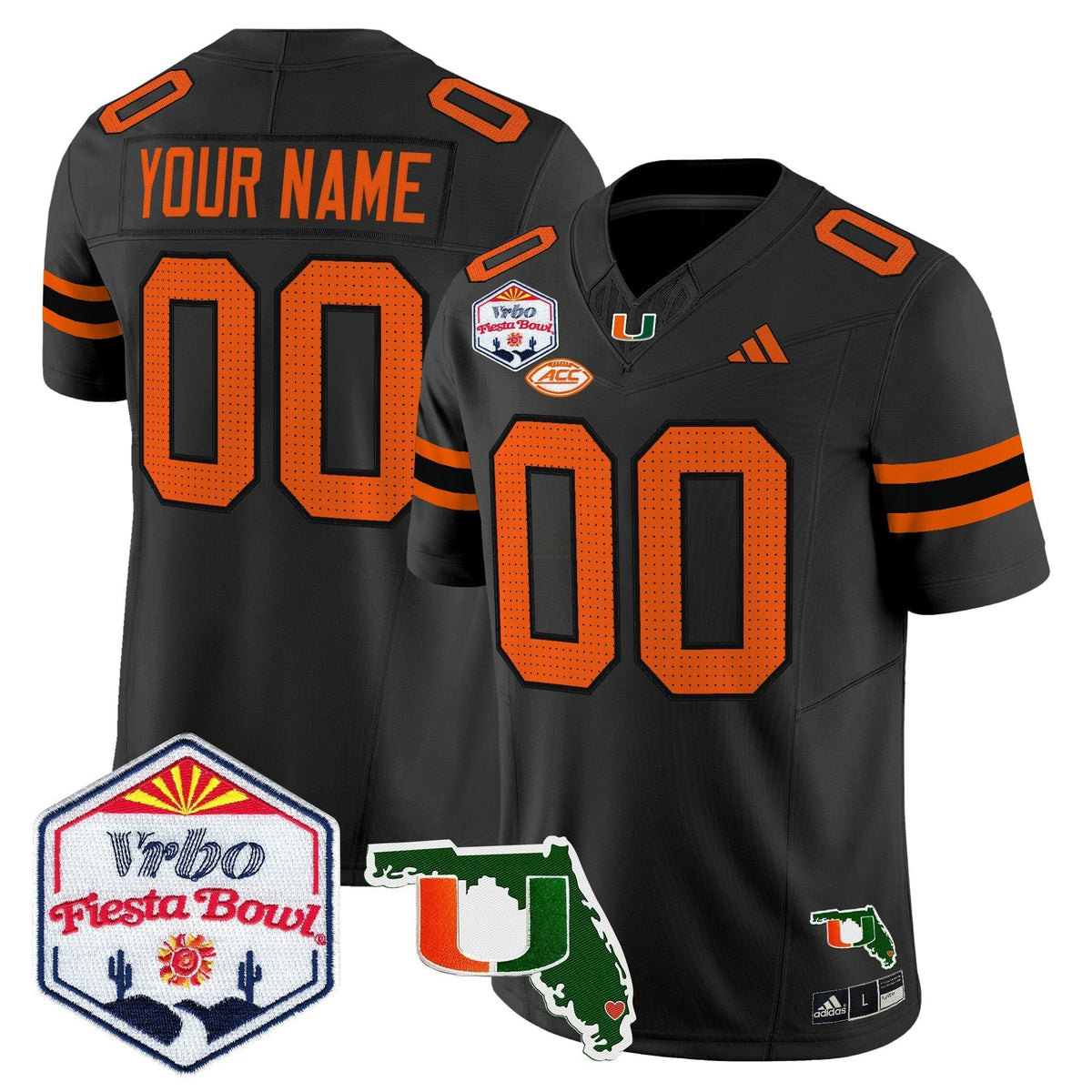 NCAA 2026 The Fiesta Bowl & Florida Patch Vapor Limited Jersey - Custom