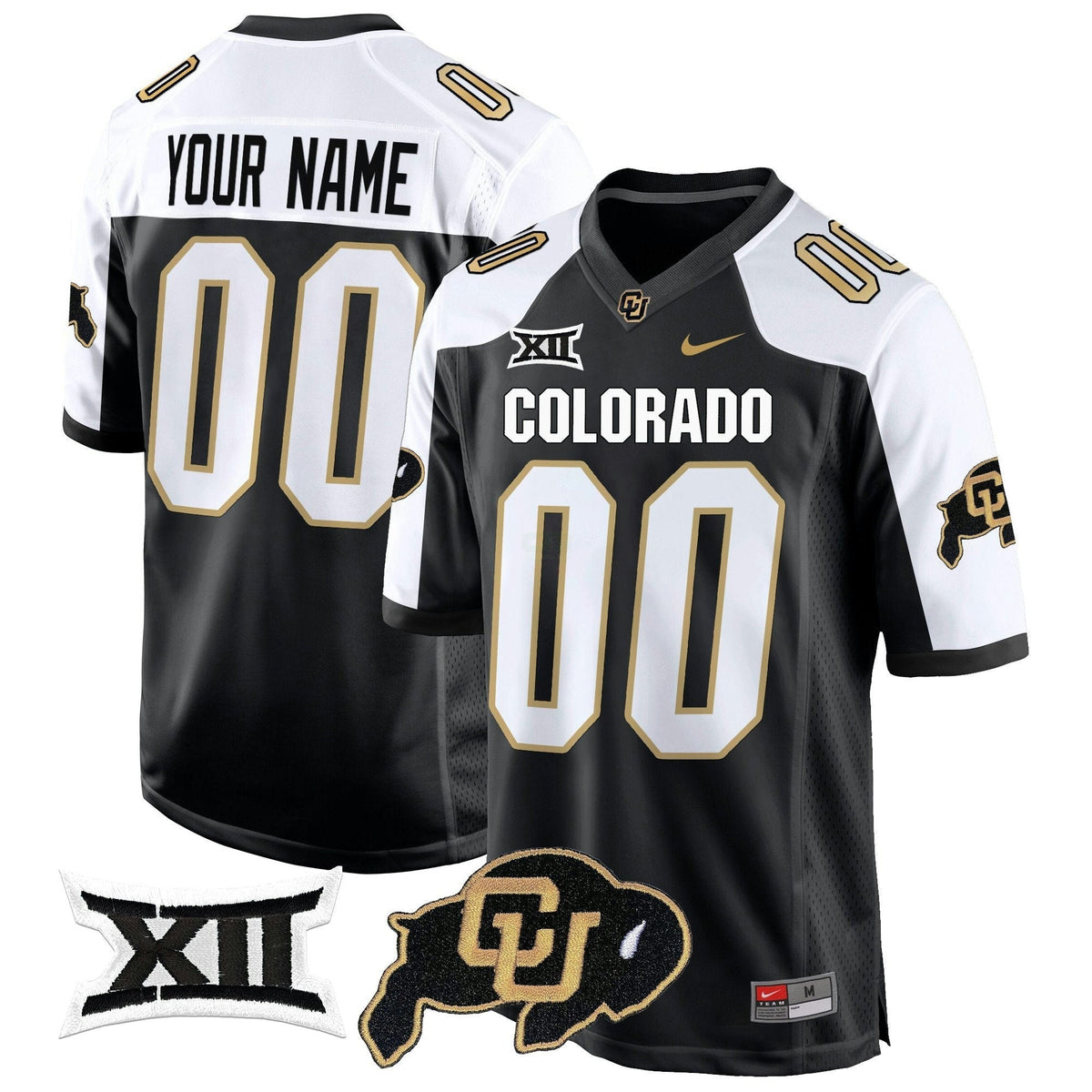 NCAA Big 12 XII Patch Game Jersey V2 - Custom