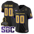 NCAA James Madison Dukes Custom 2025 Playoff First Round Patch Jersey