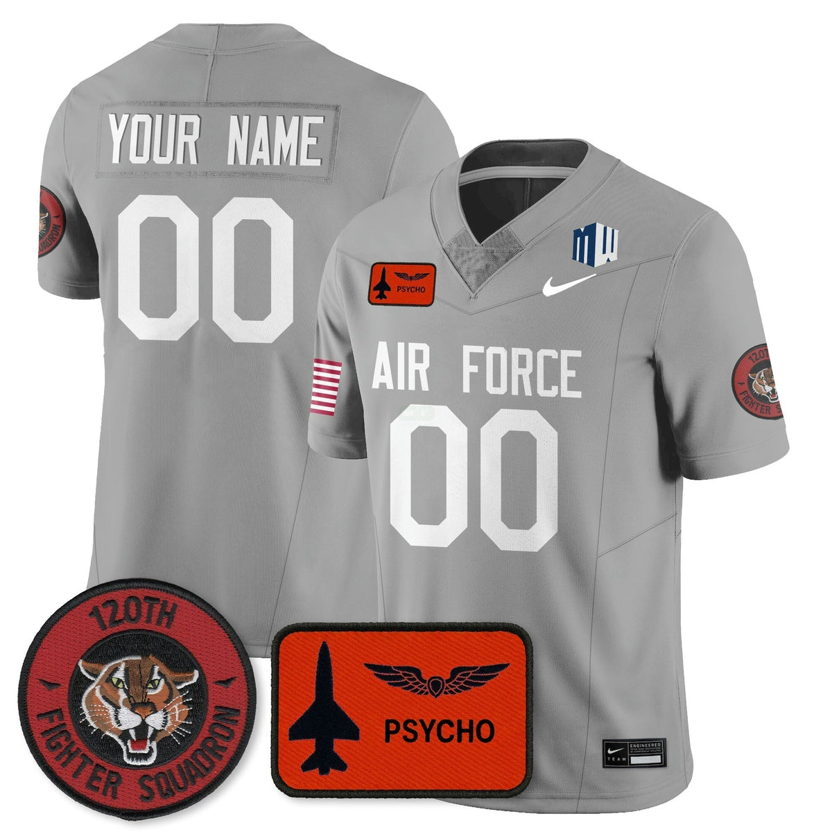 NCAA Custom Football 2025 Honor F-16 Jersey