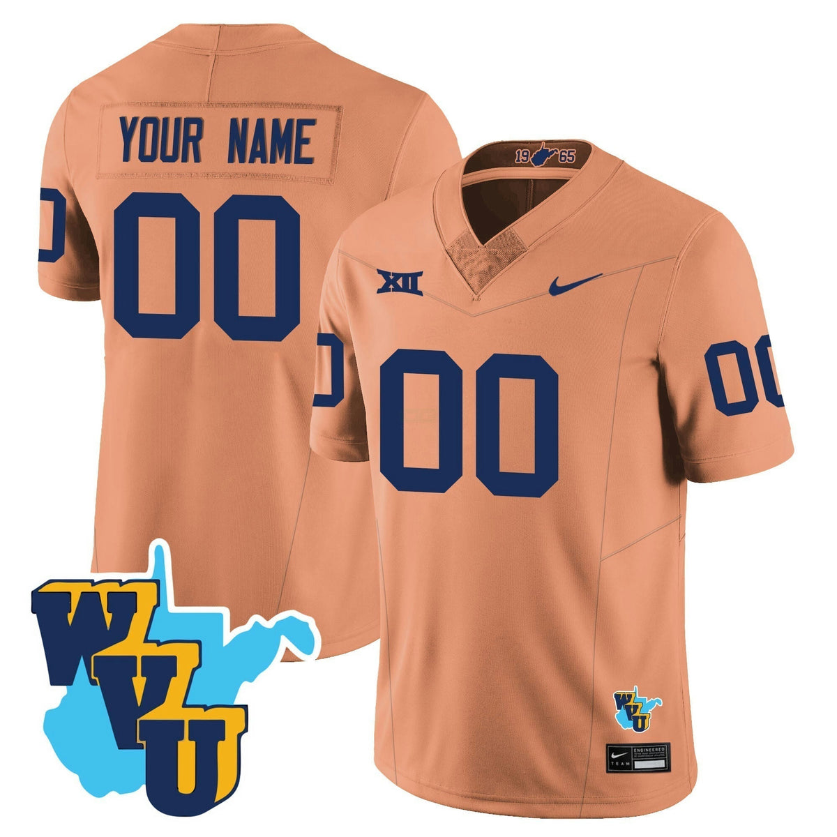 NCAA Custom Name/Gender 1965-2025 Throwback Jersey