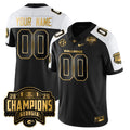 NCAA Custom Vapor Limited Gold Jersey - SEC Football Champions