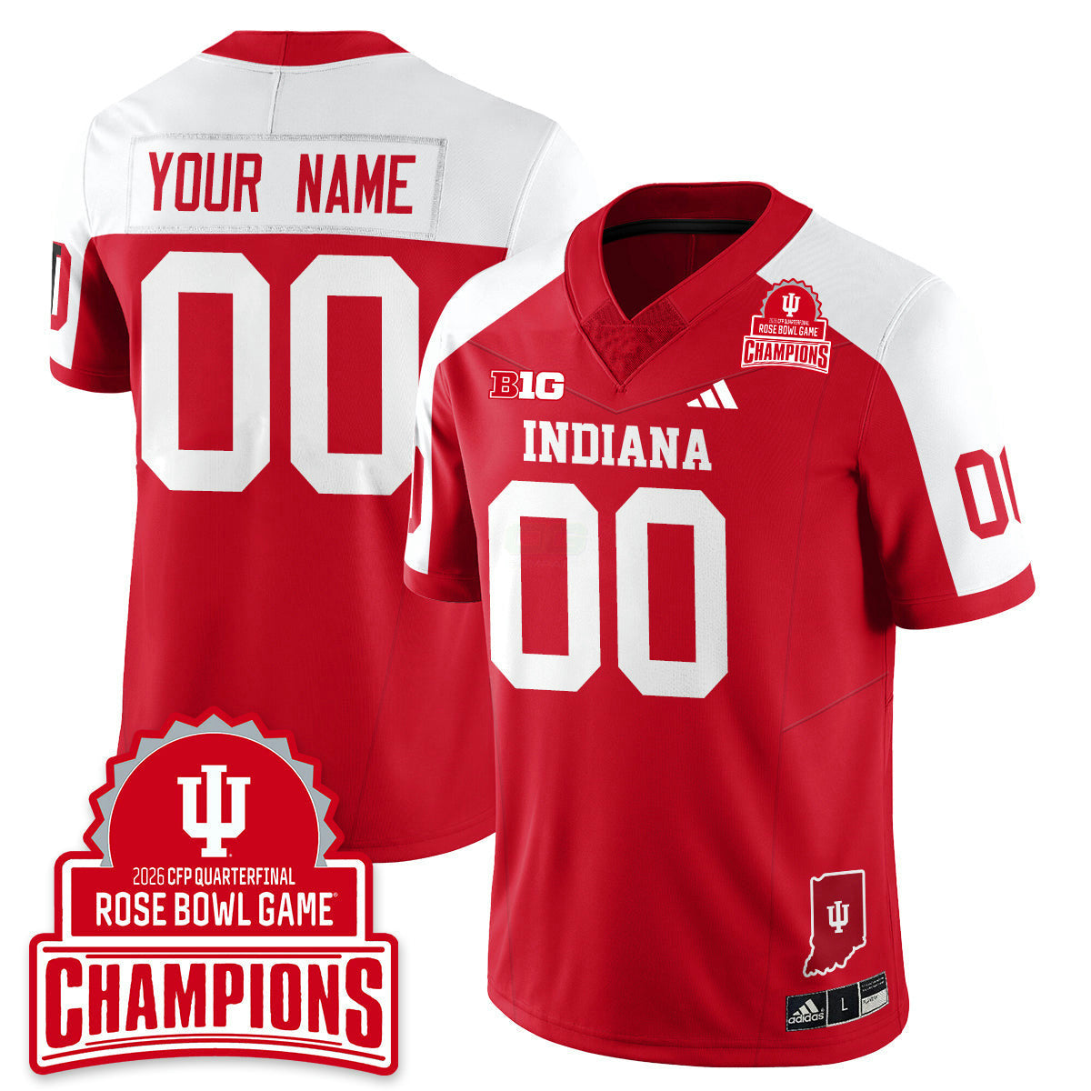 NCAA Custom Vapor Limited Jersey - Rose Bowl Champions
