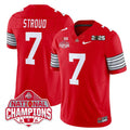 NCAA 'Heritage Stripe' 2025 College Football Playoff Patch - National Champions Gold Jersey