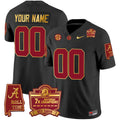 NCAA Nick Saban 7x Champions Patch Gold Trim Jersey - Custom