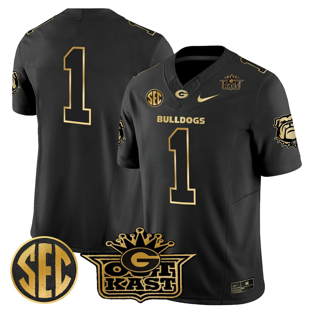 NCAA Outkast x Georgia Gold Vapor Limited Jersey