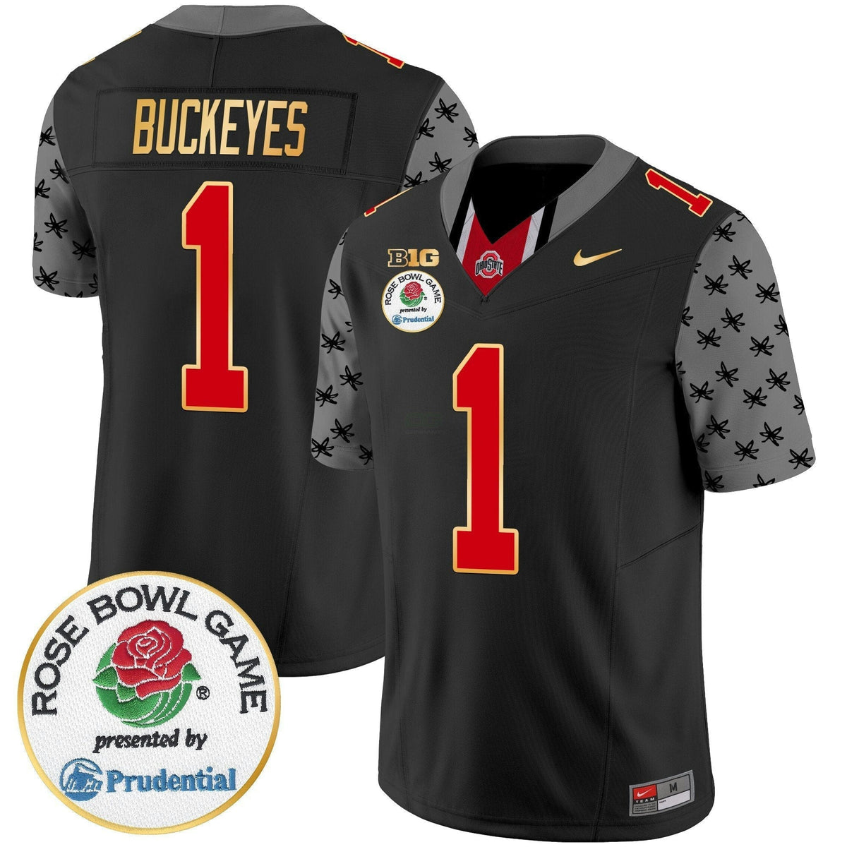 NCAA Rose Bowl Gold Trim Vapor Limited Jersey