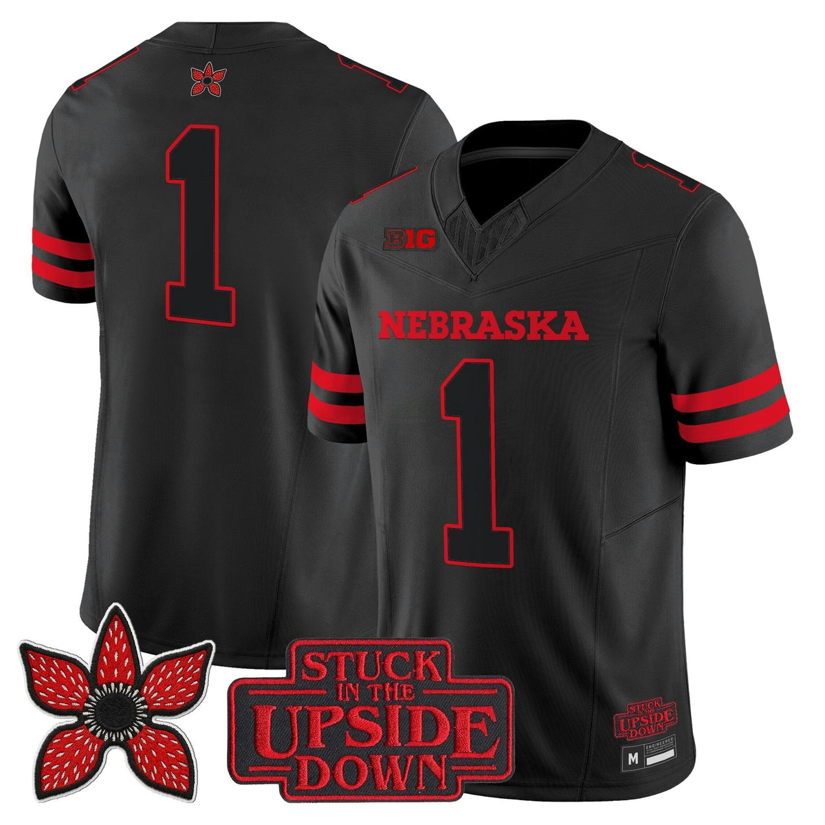 NCAA Nebraska Cornhuskers 'Stranger Things Edition' Vapor Limited Jersey