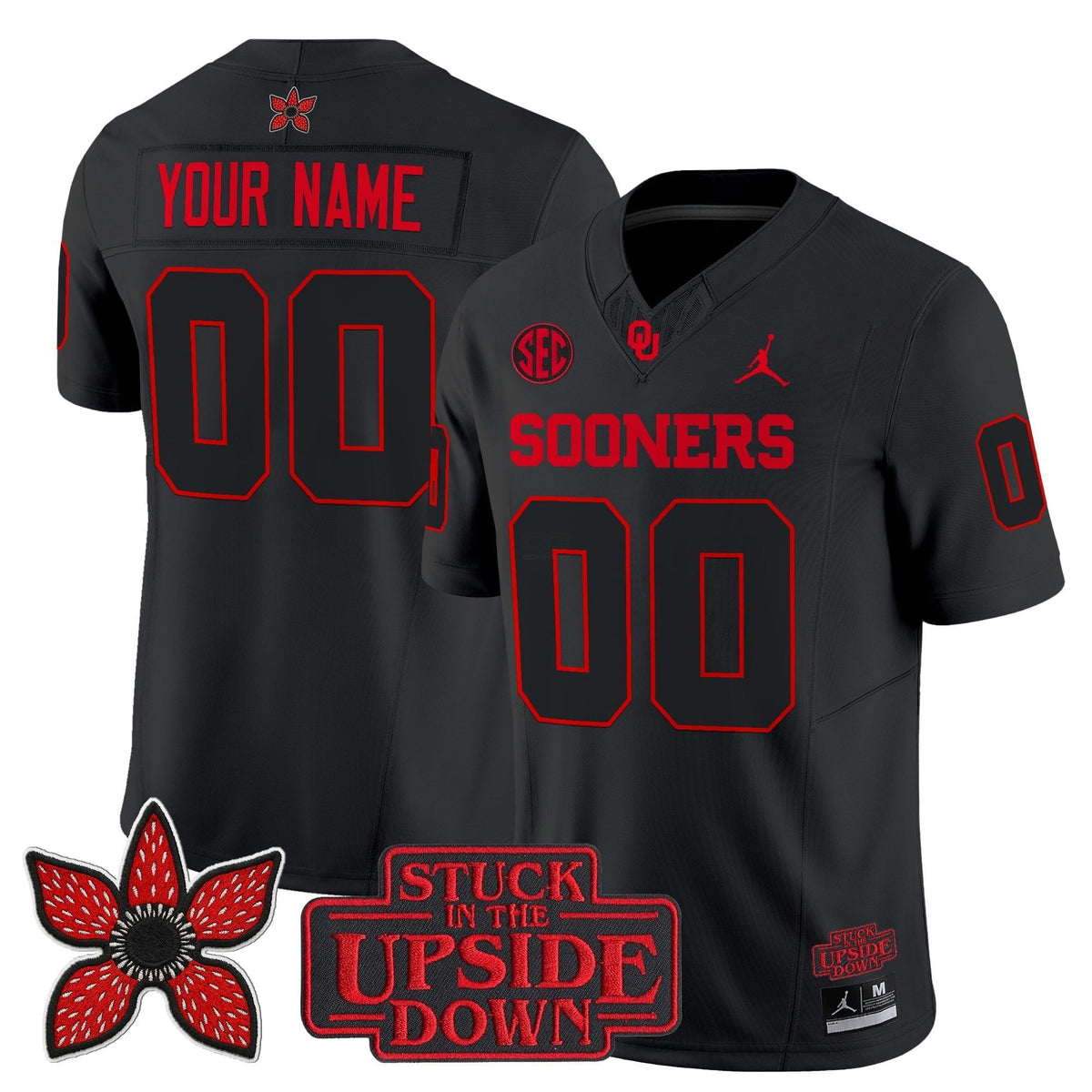 NCAA Oklahoma Sooners 'Stranger Things Edition' Vapor Limited Jersey - Custom