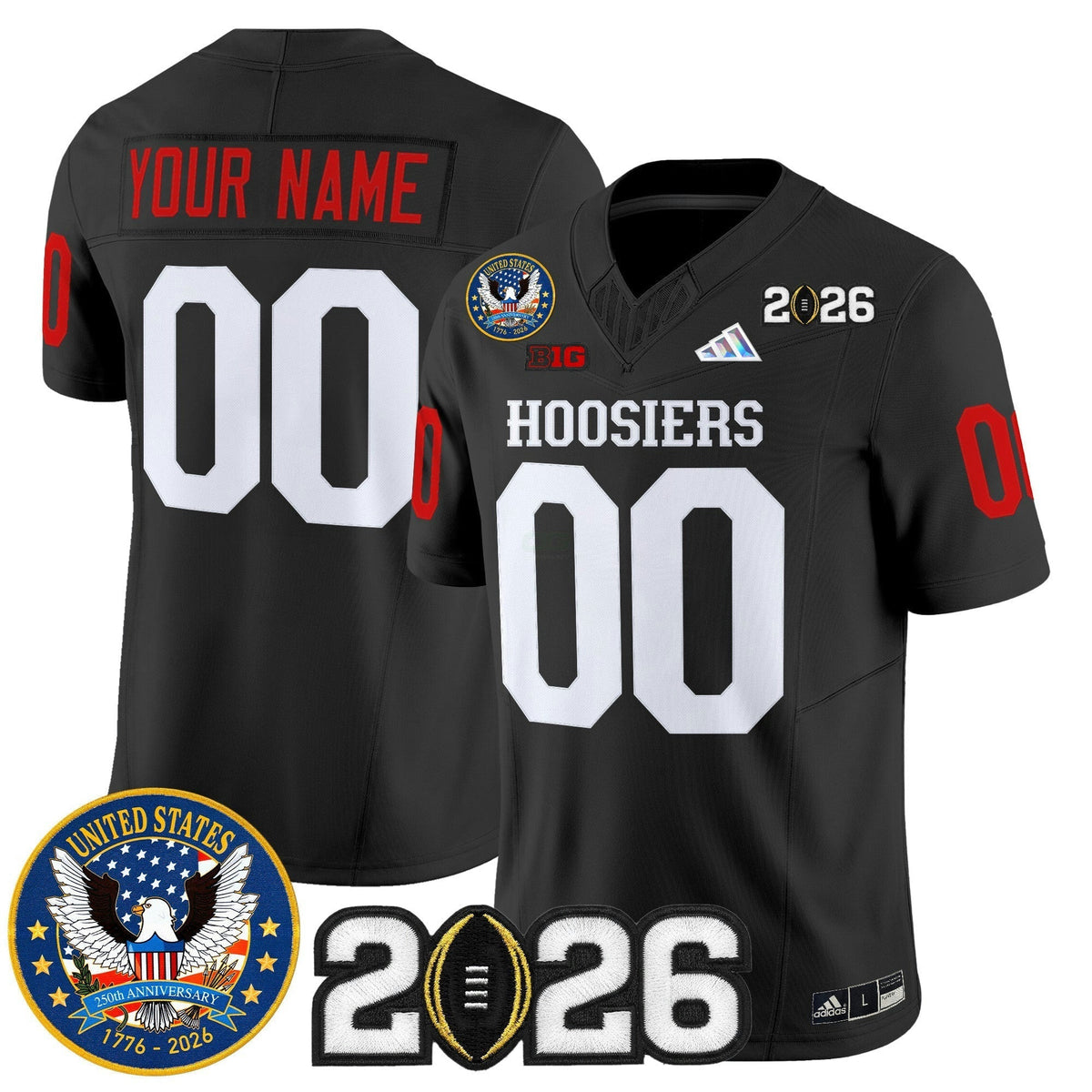 NCAA "United States 250th Anniversary Patch" Vapor Limited Jersey - Custom