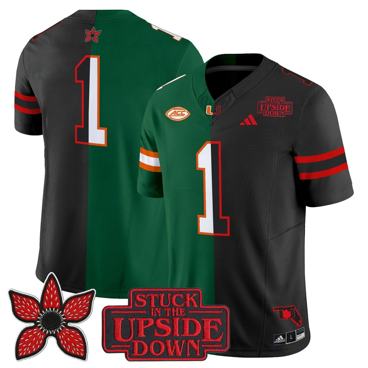 NCAA Miami Hurricanes 'Upside Down Edition' Vapor Limited Jersey