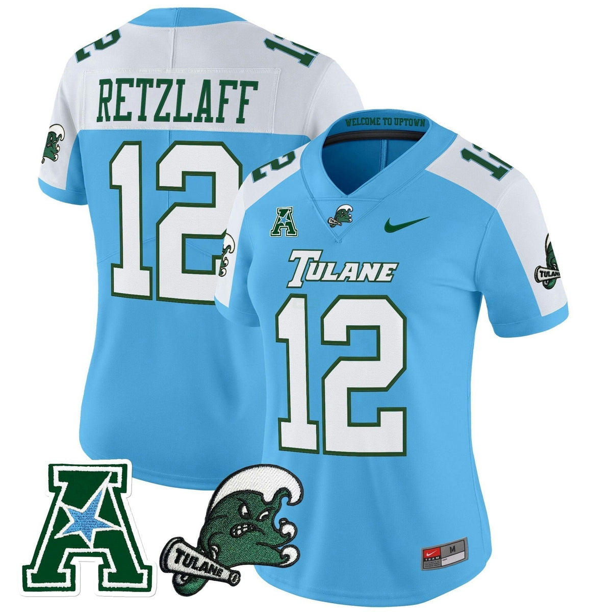 NCAA Tulane Green Wave Women's 2025 Vapor Limited Jersey