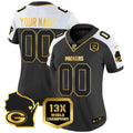 NFL 13 Time World Champions & Home Patch Gold Vapor Jersey V2