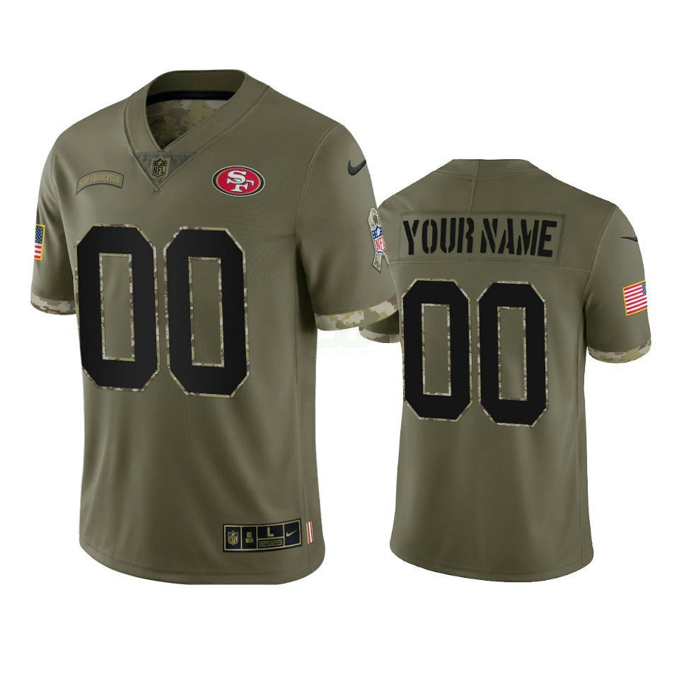 NFL 2022 Salute To Service Jersey - Olive