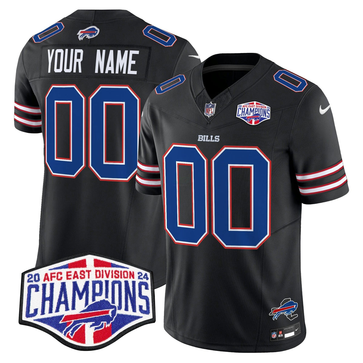 NFL 2024 AFC East Division Champions Vapor Limited Jersey