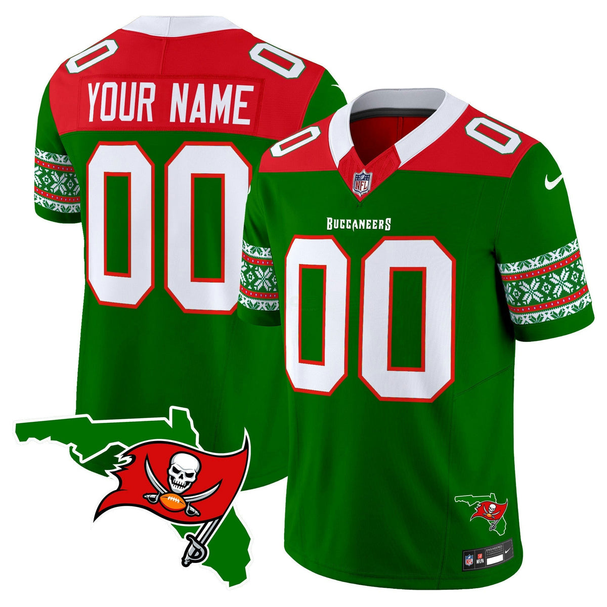 NFL Tampa Bay Buccaneers 2024 Christmas Vapor Limited Jersey