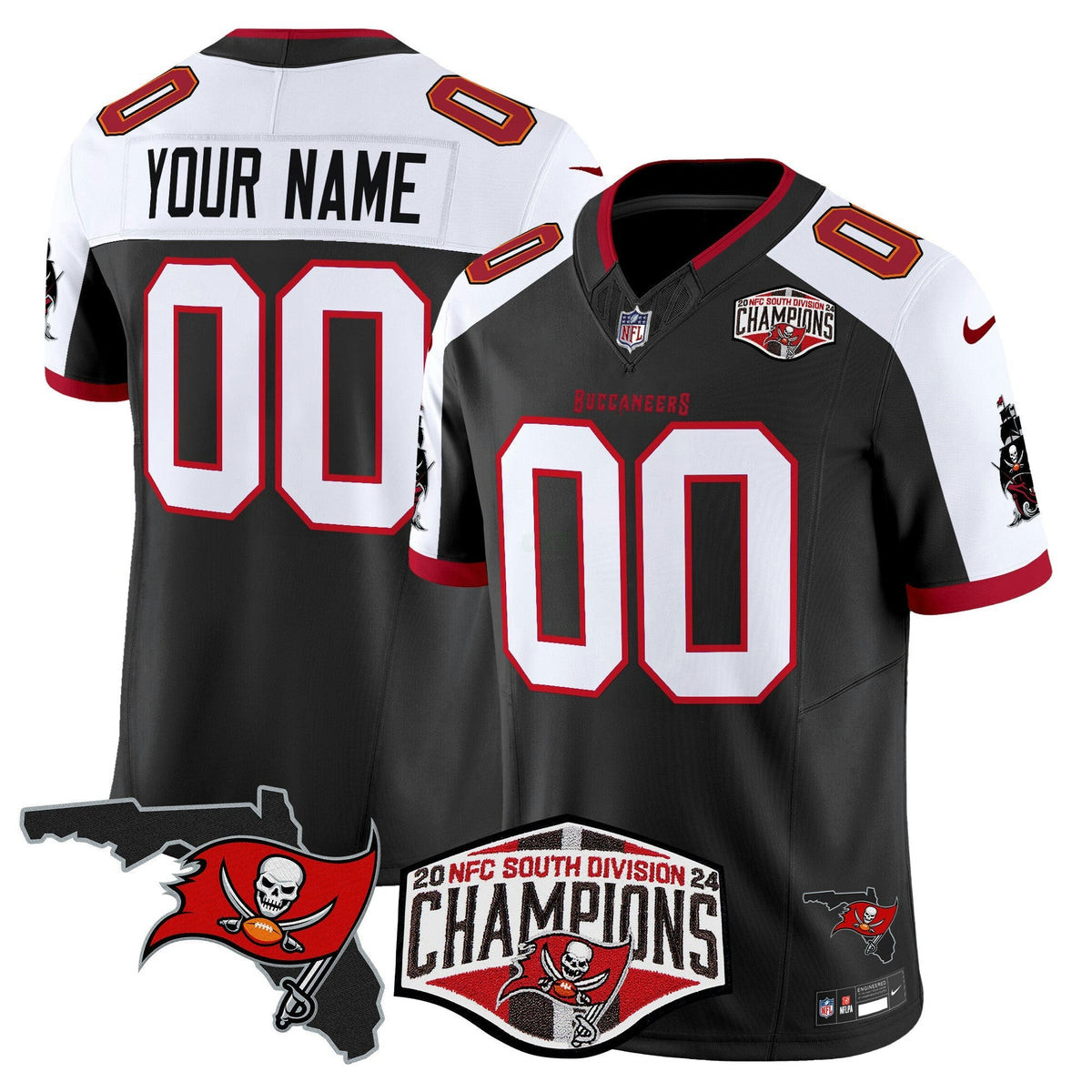 NFL 2024 NFC South Division Champions Patch Vapor Limited Jersey