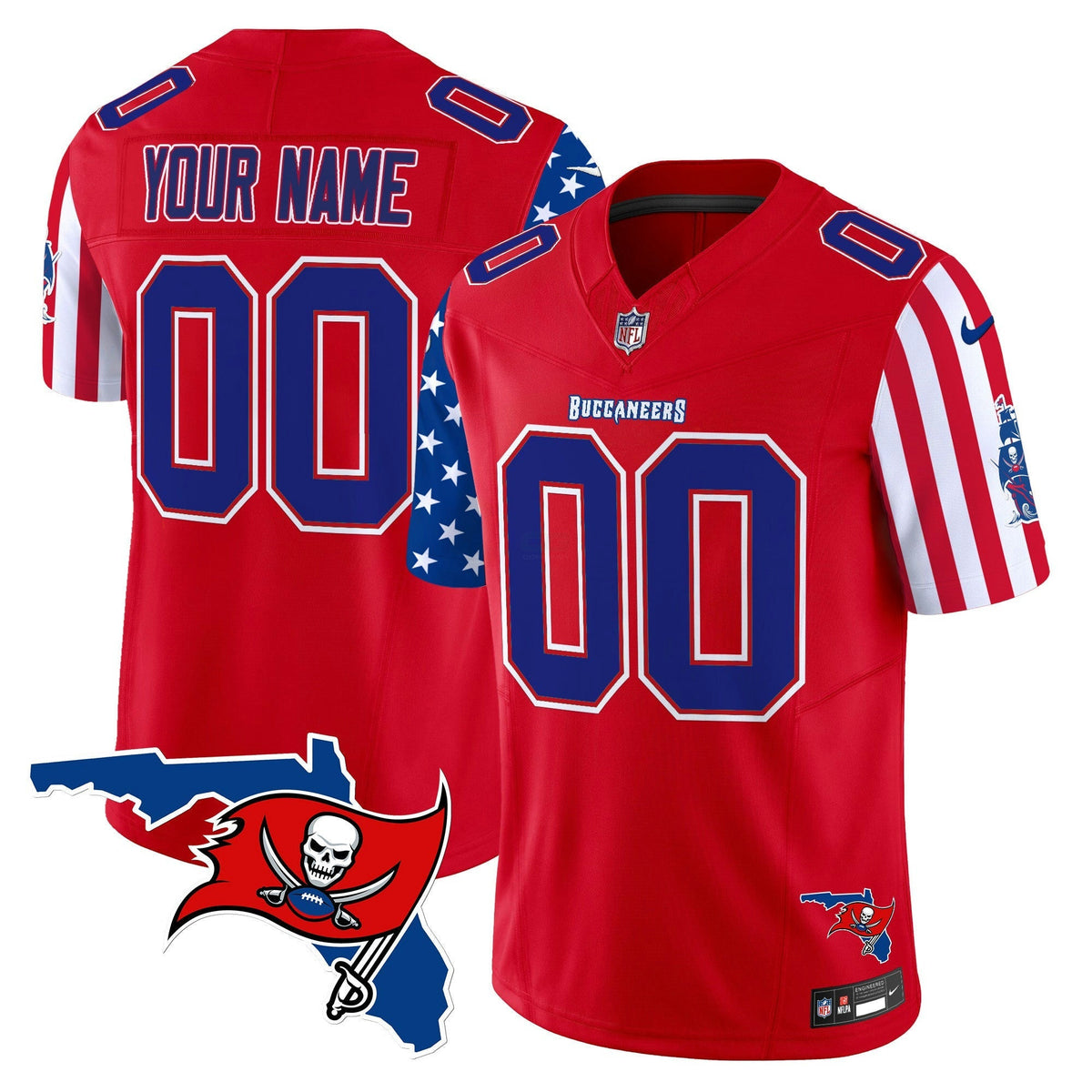 NFL Tampa Bay Buccaneers 2025 Independence Day Vapor Premier Limited Jersey