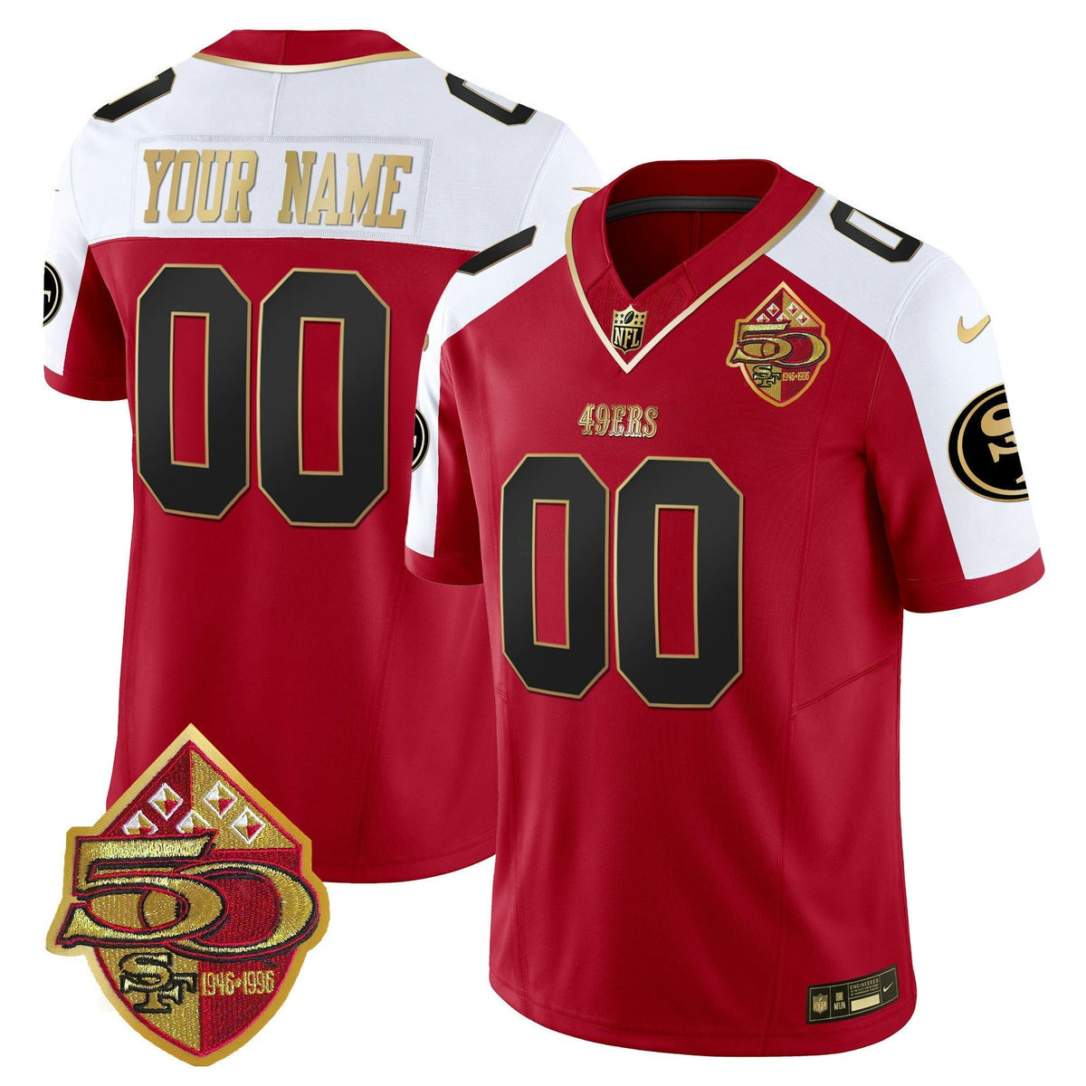 NFL 50th Anniversary Patch Vapor Limited Jersey