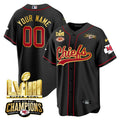 NFL AFC West Champions & Super Bowl LVIII Gold Patch Jersey