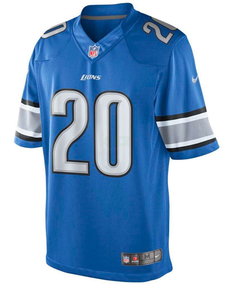 NFL Barry Sanders Detroit Home Blue Jersey - Barry Sanders