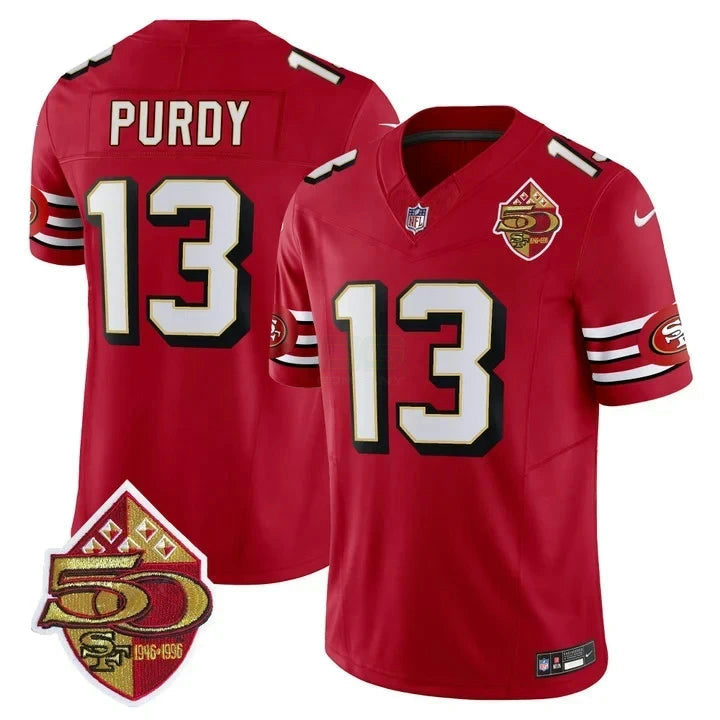 NFL Brock Purdy San Francisco 1996 Throwback Jersey - Escarlate