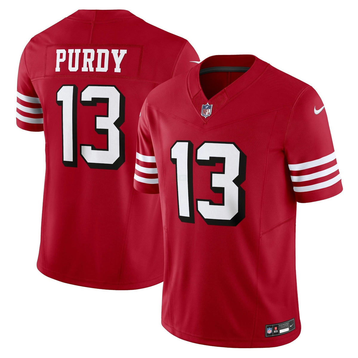 NFL Brock Purdy San Francisco Vapor F.U.S.E. Limited Jersey – Escarlate - Escarlate