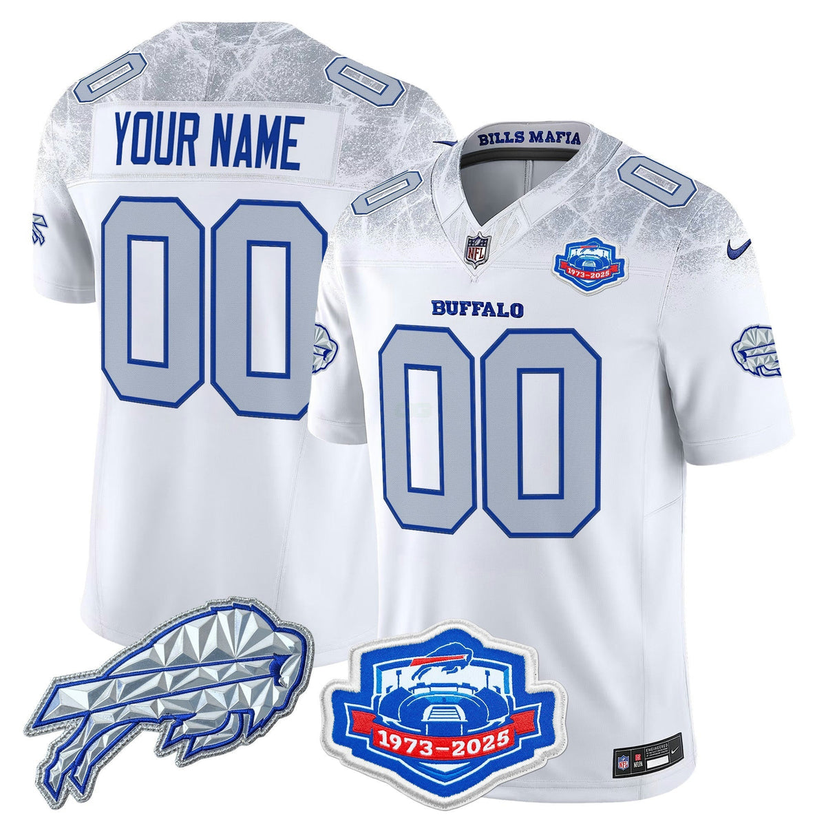 NFL Buffalo 2025 Rivalries Vapor Limited Jersey – Farewell Season Patch