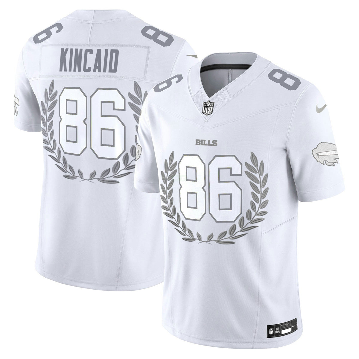 NFL Buffalo Platinum MVP Vapor Limited Jersey