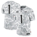 NFL Cincinnati 2024 Salute to Service Vapor Limited Jersey – Arctic Camo