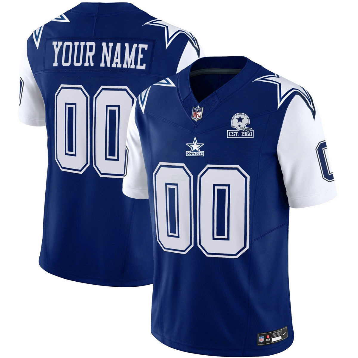 NFL Cowboys Throwback Limited Vapor Jersey
