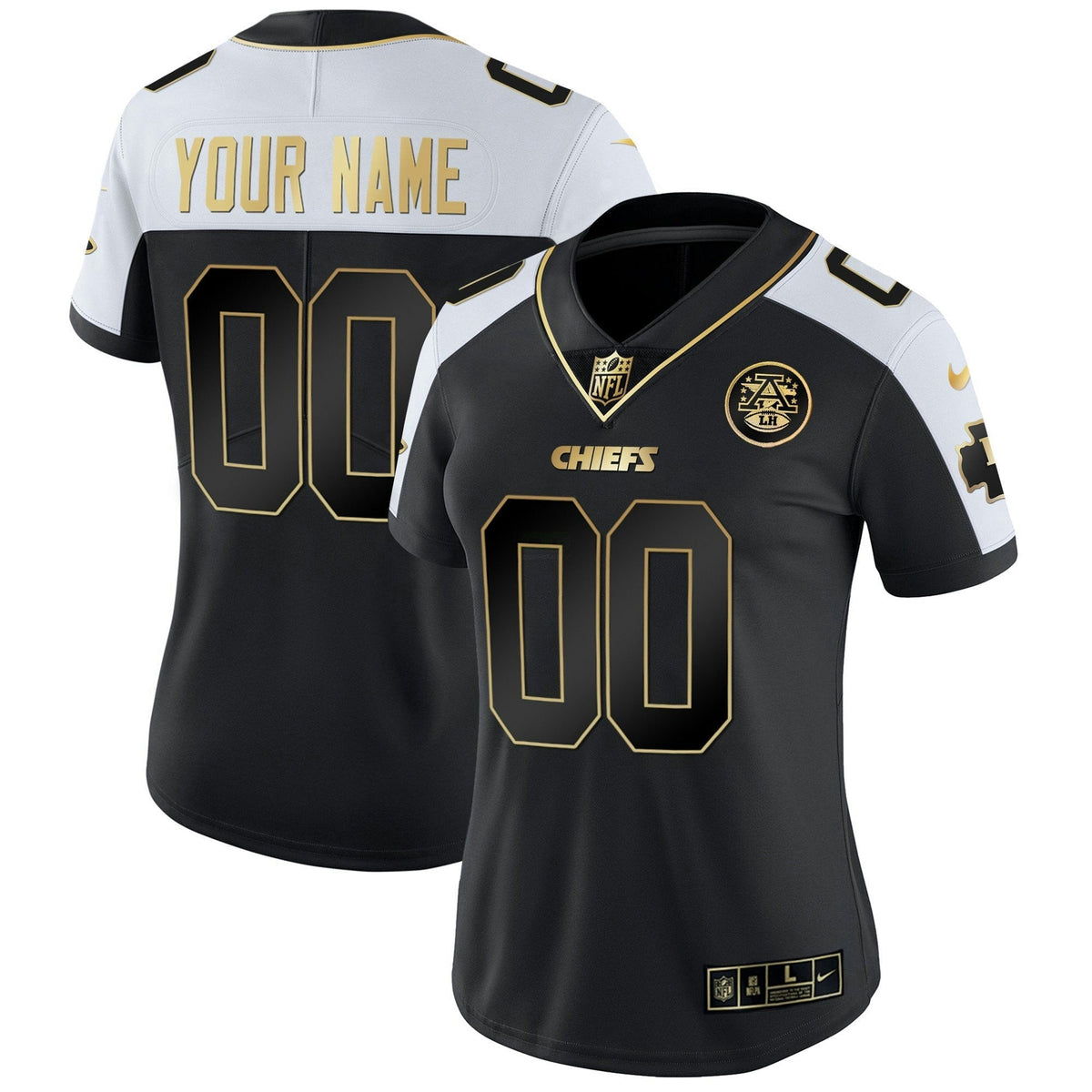 NFL Kansas City Chiefs Custom Name & Number Jersey