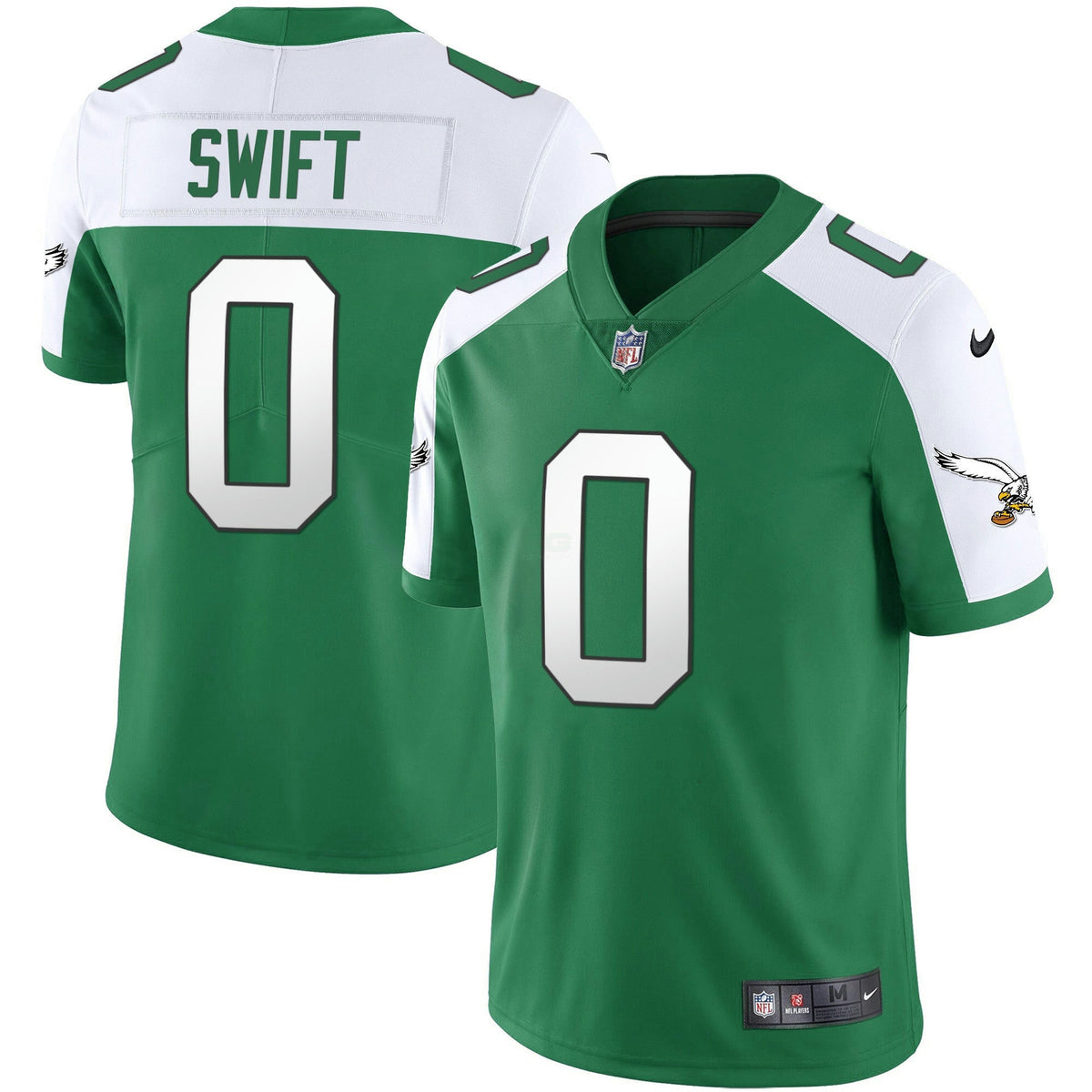 NFL D’Andre Swift Throwback Kelly Vapor Limited Jersey