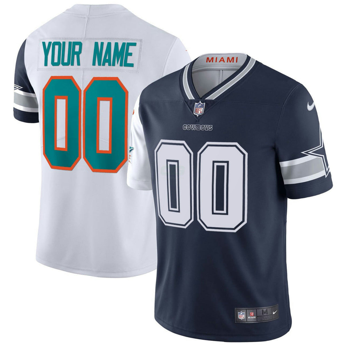 NFL Dallas Cowboys Mix Miami Jersey - Navy Blue