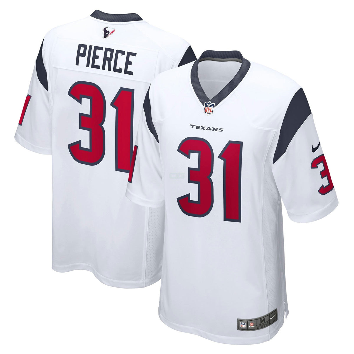 NFL Dameon Pierce Houston Game White Jersey - White