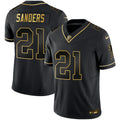 NFL Deion Sanders Atlanta Black Gold Jersey - Black Gold