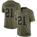 NFL Deion Sanders Dallas Salute To Service Jersey - Salute To Service