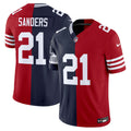 NFL Deion Sanders Split Vapor Limited Jersey - 49ers - Cowboys
