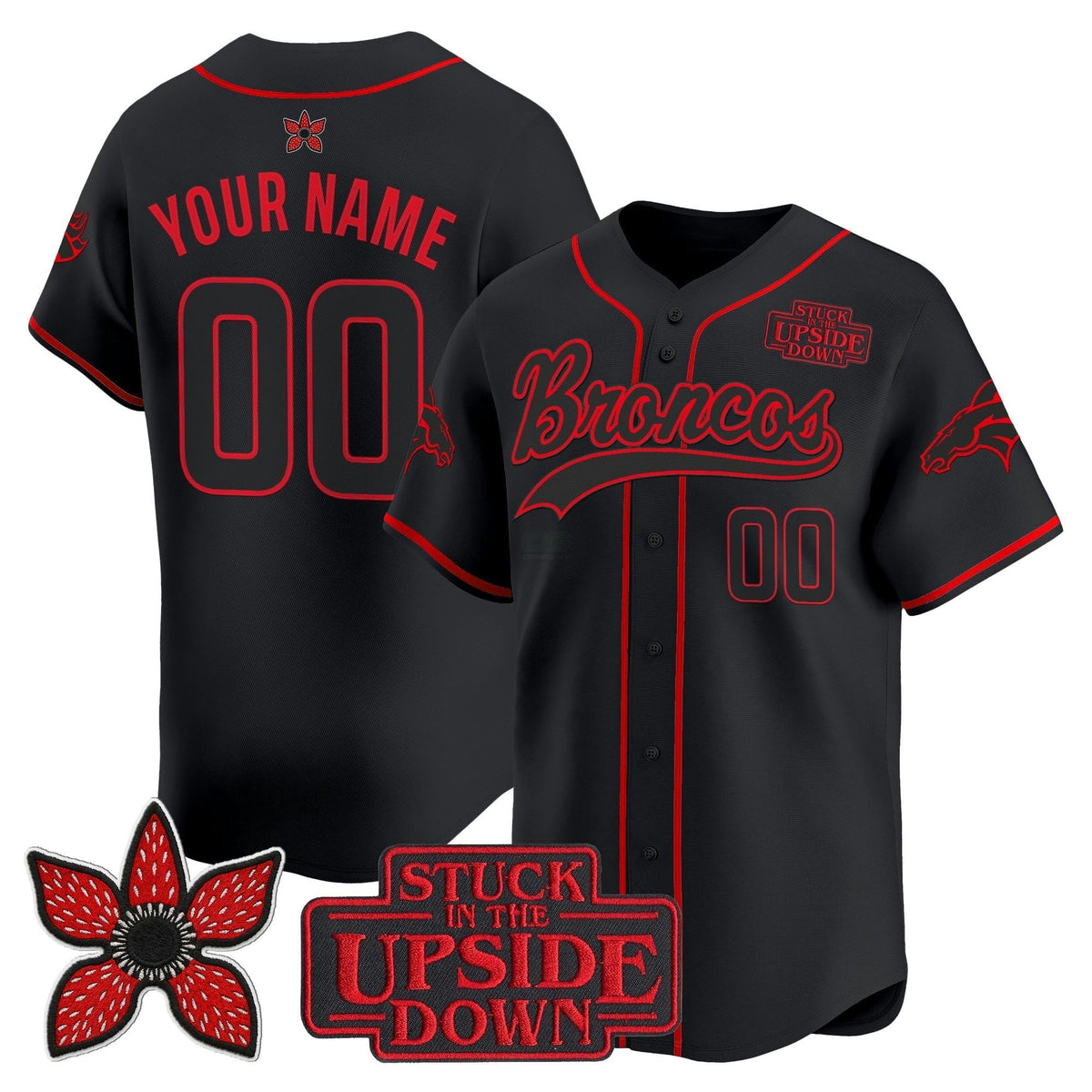 NFL Denver ‘Stranger Things Edition’ Vapor Jersey - Custom