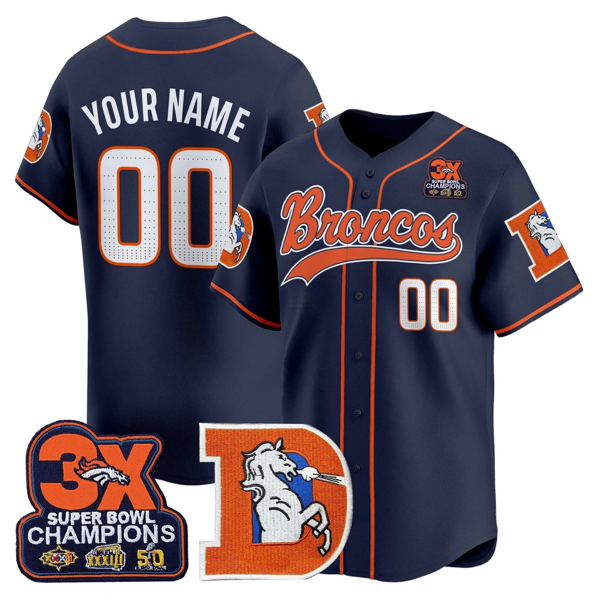NFL Denver Throwback Vapor Jersey