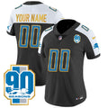 NFL Detroit 90th Year Patch Gold Trim Jersey