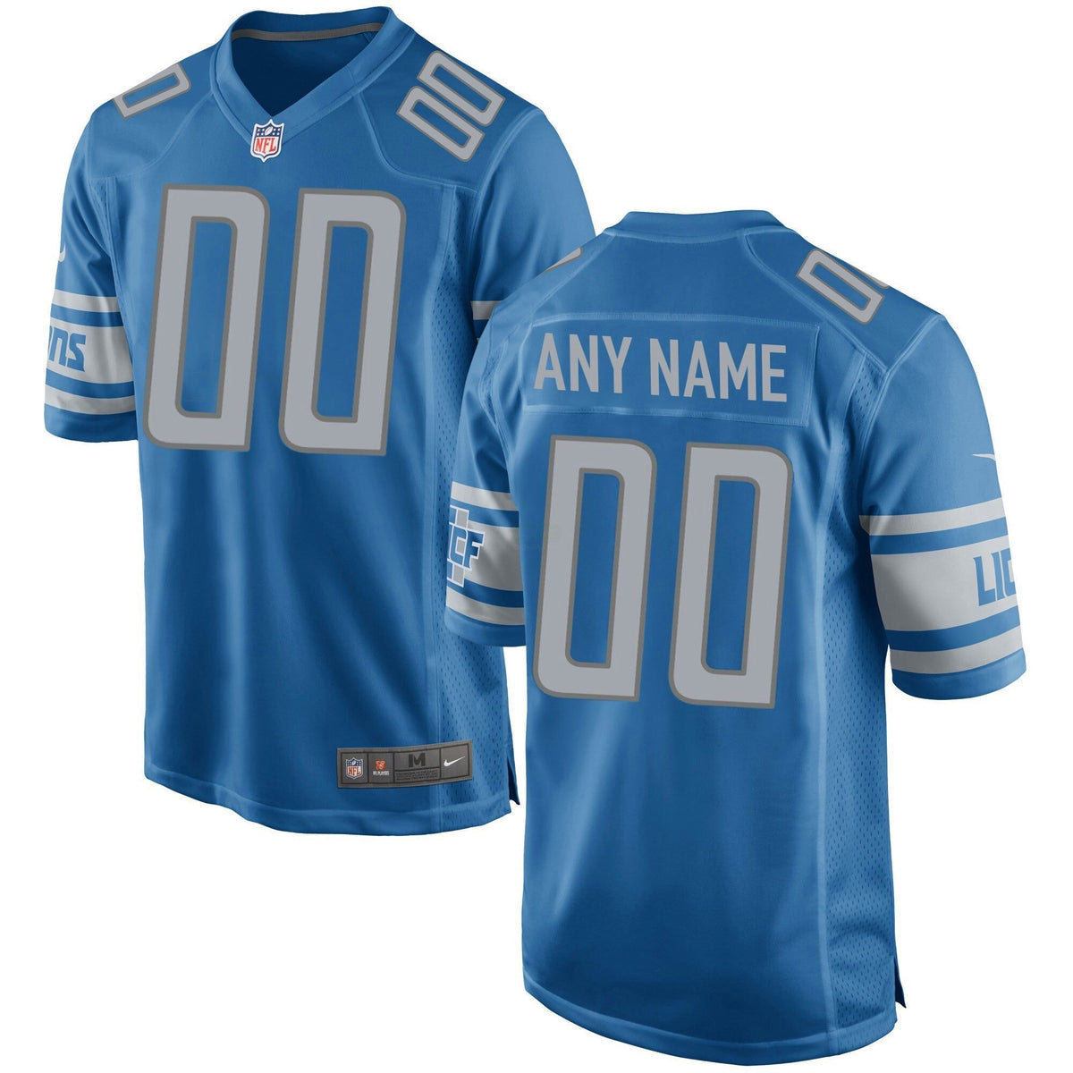 NFL Detroit Blue Jersey - Custom