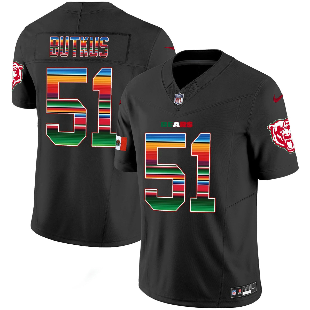 NFL Dick Butkus Mexico Vapor Jersey