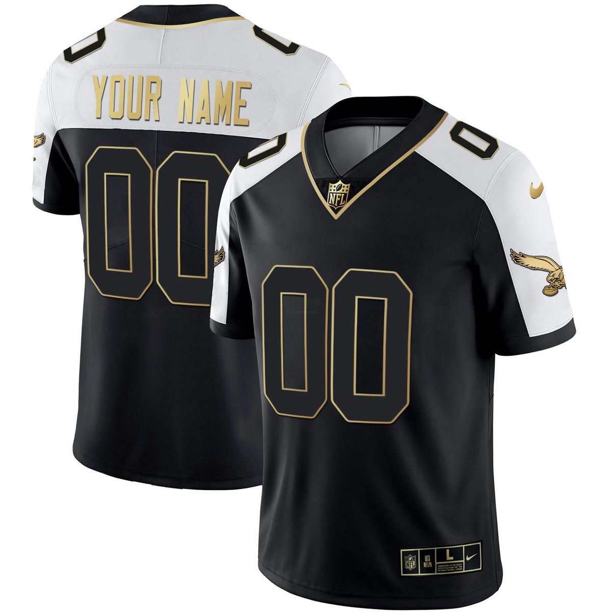 NFL Gold & Kelly Vapor Jersey